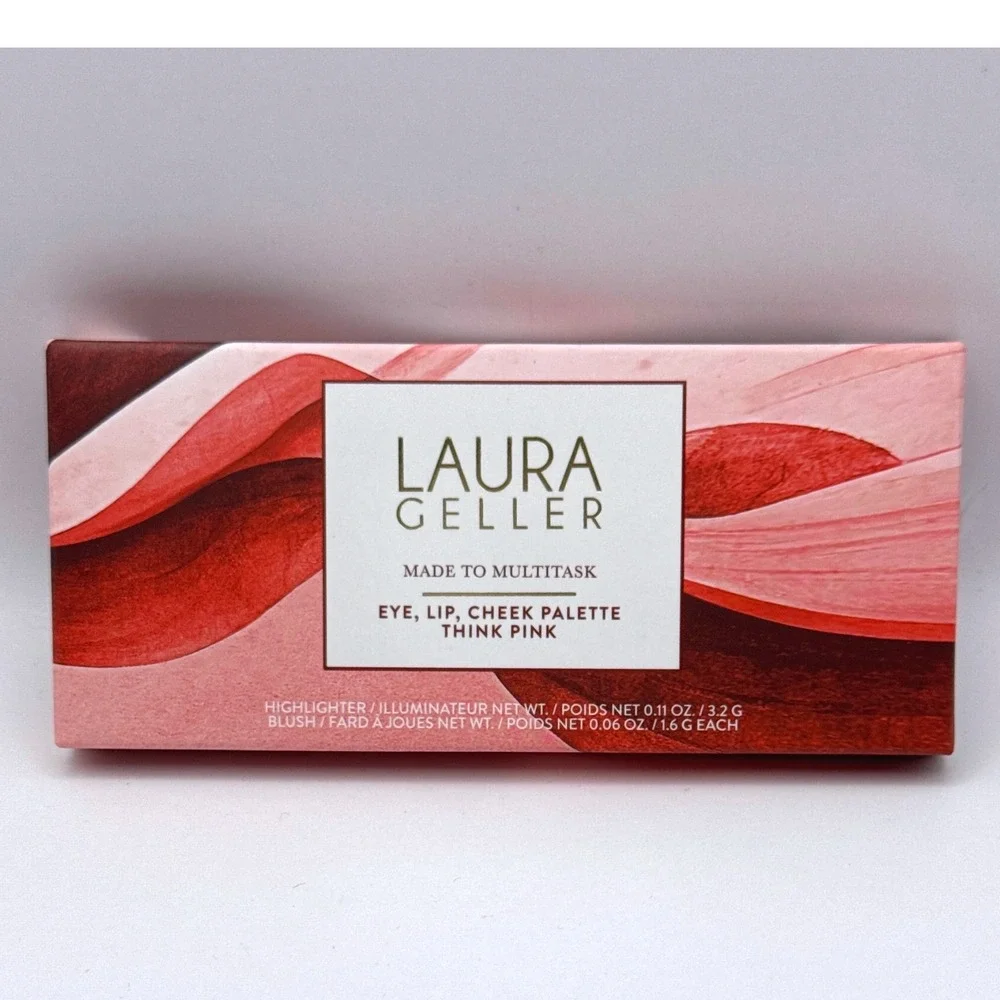Laura Geller Made to Multitask Eye‎ Lip Cheek Palette Think Pink BNIB SEALED